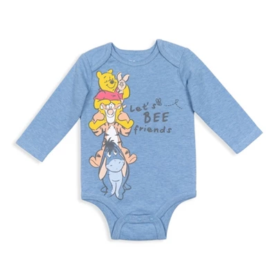 Disney Lion King Winnie The Pooh Mickey Mouse Baby 5 Pack Bodysuits Newborn To Infant - Image 3