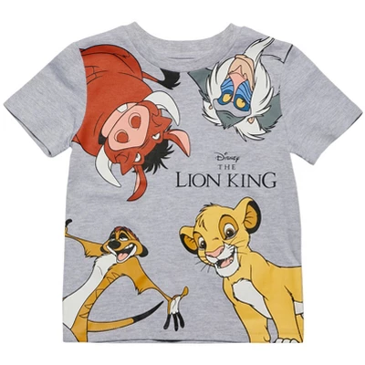 Disney Lion Guard Lion King Simba Timon Pumbaa Rafiki 3 Pack T-Shirts Toddler To Big Kid - Image 3
