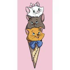 Disney Girl's Aristocats Triple Scoop Kittens T-Shirt