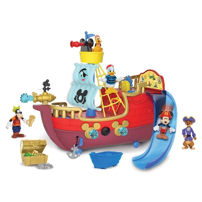 Disney Junior Mickey Mouse Funhouse Treasure Adventure Pirate Ship - Image 2