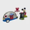 Disney 4pc Polyester/Stone Mickey Mouse Miniature Garden Set