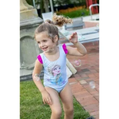 Disney Frozen Princess Anna Elsa Girls One Piece Bathing Suit Bikini Top Rash Guard Modest Swimsuit Skirt And Bottom 5 Set Little Kid To Big Kid