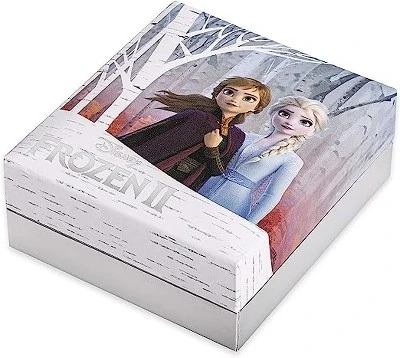 Disney Womens Frozen II Sterling Silver Frozen Necklace With Anna And Elsa Pendant Jewelry - Elsa Necklace, 18'' - Image 4