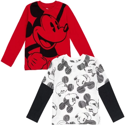 Disney Mickey Mouse 2 Pack T-Shirts Toddler To Big Kid - Image 11