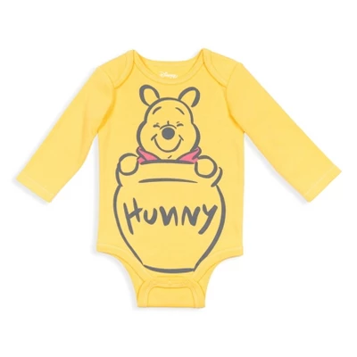 Disney Lion King Winnie The Pooh Mickey Mouse Baby 5 Pack Bodysuits Newborn To Infant