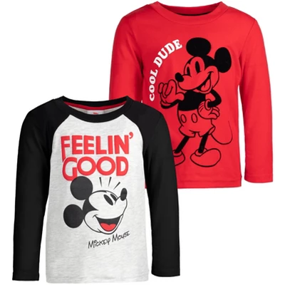 Disney Mickey Mouse 2 Pack T-Shirts Toddler To Big Kid - Image 10