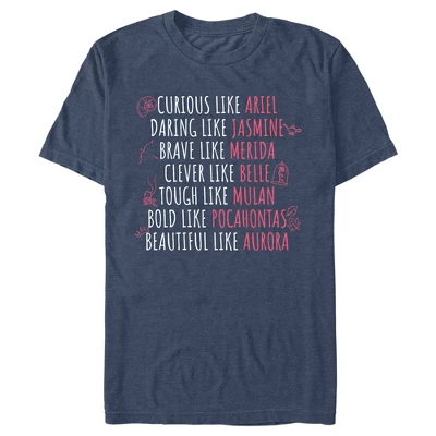 Men's Disney Princess Traits T-Shirt - Image 3