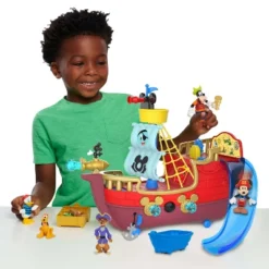 Disney Junior Mickey Mouse Funhouse Treasure Adventure Pirate Ship