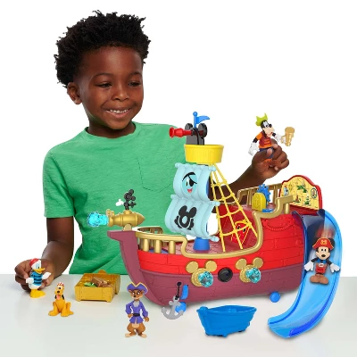 Disney Junior Mickey Mouse Funhouse Treasure Adventure Pirate Ship
