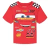 Disney Pixar Cars Lion King Lightning McQueen T-Shirt And Mesh Shorts Outfit Set Toddler