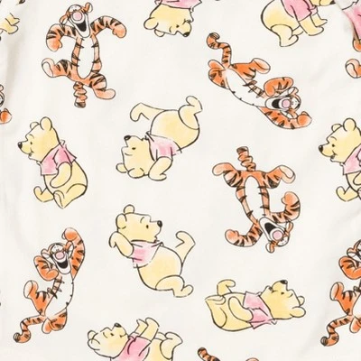 Disney Winnie The Pooh Tigger Winnie The Pooh Baby 4 Pack Snap Bodysuits Newborn To Infant - Image 5