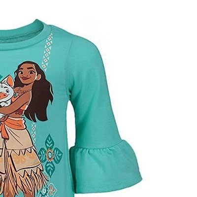 Disney Moana Girls T-Shirt And Leggings Outfit Set Toddler - Image 2