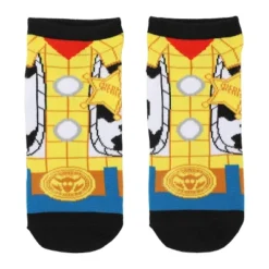 Disney Pixar Character Outfits & Faces Adult 5-Pair Casual Crew Socks