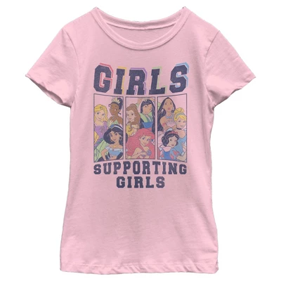 Girl's Disney Group Shot Girl Helping Girls T-Shirt - Image 3
