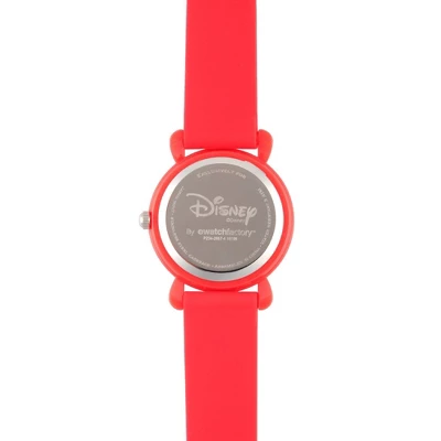 Boys' Disney Mickey Mouse Red Plastic Time Teacher Watch - Red - Image 3