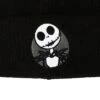 Disney Nightmare Before Christmas Jack Skellington Black Cuff Beanie