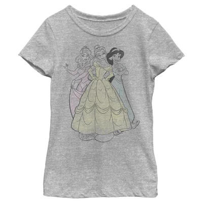 Girl's Disney Princess Coloring Book T-Shirt - Image 4