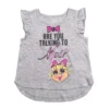 Disney Girl's 3-Pack Fancy Nancy Short Set With Tee, Tank Top And Print Shorts For Infants