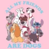 Girl's Disney All My Friends Are Dogs T-Shirt