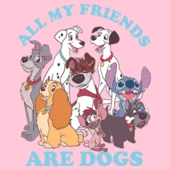 Girl's Disney All My Friends Are Dogs T-Shirt