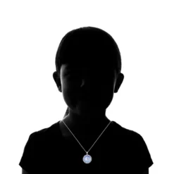 Disney Frozen Elsa Silver Plated Pendant, 18"