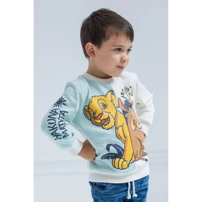 Disney Lion King Mickey Mouse Pixar Cars Lightning McQueen Simba Pluto Sweatshirt Toddler To Kids - Image 2