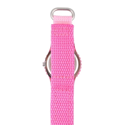 Girls' Disney Minnie Mouse Stainless Steel Time Teacher With Bezel - Pink - Image 3