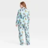 Women's Disney 100 2pc Coat Pajama Set - Blue