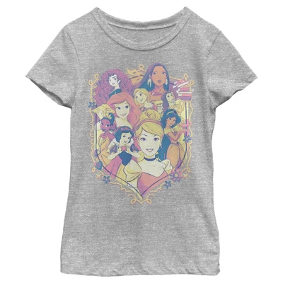 Girl's Disney Collage Emblem T-Shirt - Image 5