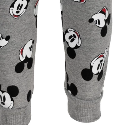 Disney Mickey Mouse Boys 2 Pack French Terry Jogger Pants Infant To Little Kid - Image 6