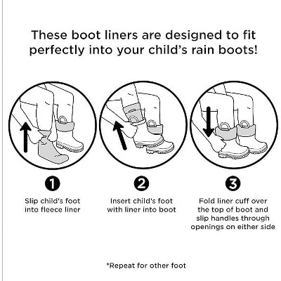 Disney Frozen Anna & Elsa Girl's Rain Boots With Soft Removable Liner, Kids (1-8 Years) - Image 5