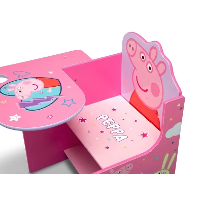 Disney Peppa Pig Chair Desk With Storage Bin - Delta Children - Image 3