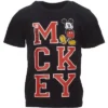 Disney Mickey Mouse Toddler Boys 3 Pack Graphic T-Shirt White/ Red/ Black
