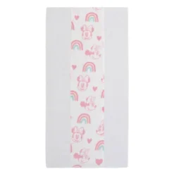 Disney Minnie Mouse 100% Cotton Muslin Burp Cloths - 2pk