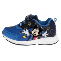 Disney Toddler Boys Mickey Mouse Sneakers With 2 Red Lights