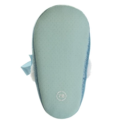 Disney Frozen Girl Slippers - Elsa And Anna Plush Lightweight Warm Comfort Soft Aline House Shoes - Blue Ribbon (sizes 5-12 Toddler-Little Kid) - Image 6