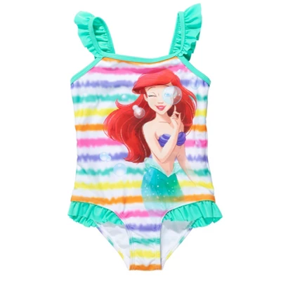 Disney The Little Mermaid Princess Ariel Girls One Piece Bathing Suit Toddler - Image 2