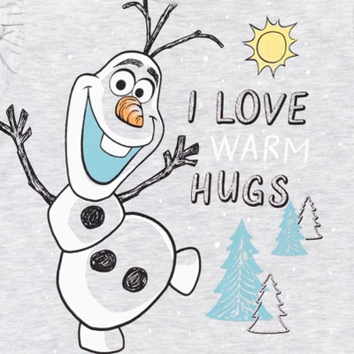 Disney Frozen Princess Anna Elsa Girls 3 Pack T-Shirts Little Kid To Big Kid - Image 7