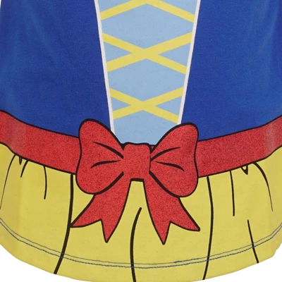 Disney Princess Moana Jasmine Belle Girls 5 Pack T-Shirts Little Kid To Big - Image 8