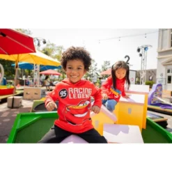 Disney Pixar Cars Lightning McQueen Fleece Pullover Hoodie And Pants Outfit Set Toddler