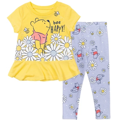 Disney Vampirina Raya And The Last Dragon Princess Lion King Winnie The Pooh Baby Girls T-Shirt And Leggings Outfit Set Infant - Image 9