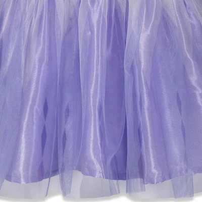 Disney Frozen Elsa Girls Cosplay Costume Gown And Headband Toddler To Big Kid - Image 8