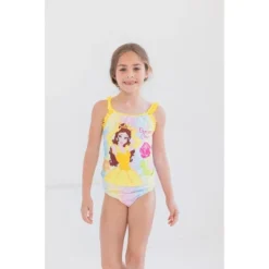 Disney Princesses,Princess Ariel Girls Tankini Top And Bikini Bottom Swim Set Little Kid To Big Kid