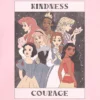 Junior's Disney Princesses Kindness And Courage Poster T-Shirt