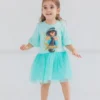 Disney Frozen Princess Lion King Jasmine Elsa Simba Girls Tulle Dress Toddler