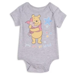 Disney Winnie The Pooh Baby Hoodie & Short Sleeve Bodysuit & Pants
