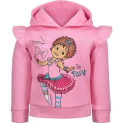 Disney Fancy Nancy Girls Fashion Pullover Fleece Hoodie & Leggings