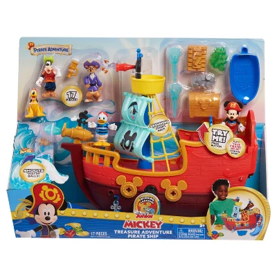 Disney Junior Mickey Mouse Funhouse Treasure Adventure Pirate Ship - Image 4