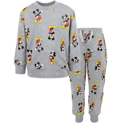 Disney Mickey Mouse T-Shirt And French Terry Pants Toddler - Image 8