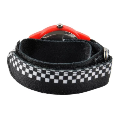 Boys' Disney Cars Lightning Mc Queen Red Plastic Time Teacher Watch - Black - Image 2